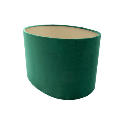 Emerald Green Velvet Oval Lampshade