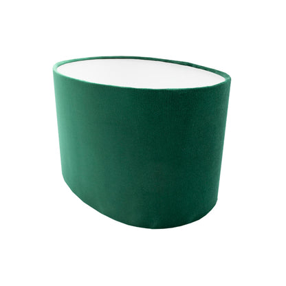 Emerald Green Velvet Oval Lampshade