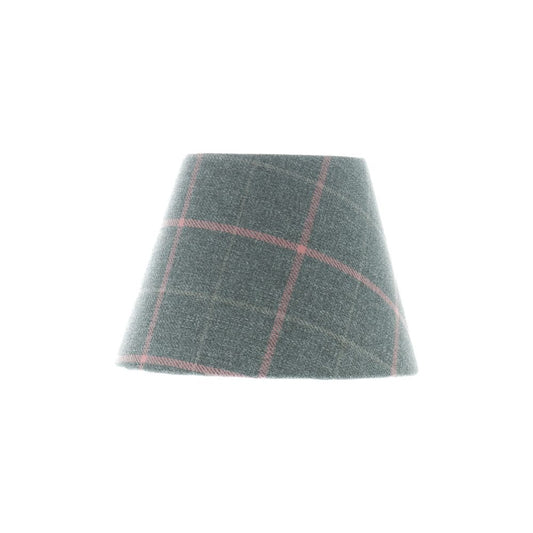 Exford Grey Pink Tartan Empire Lampshade