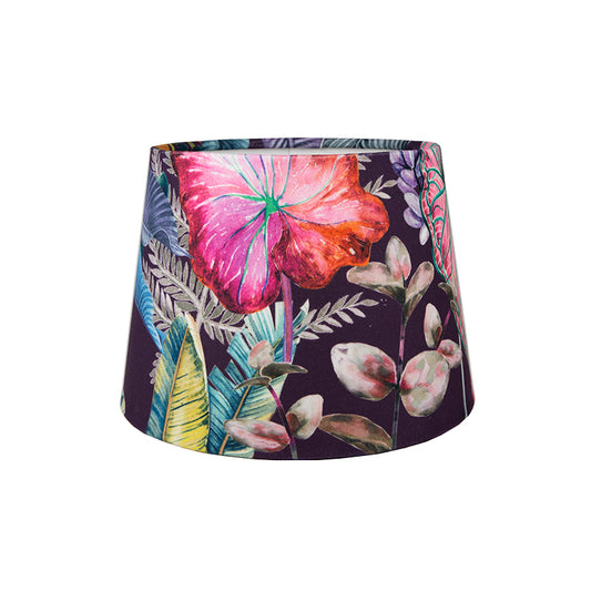 Oasis Aubergine Velvet French Drum Lampshade