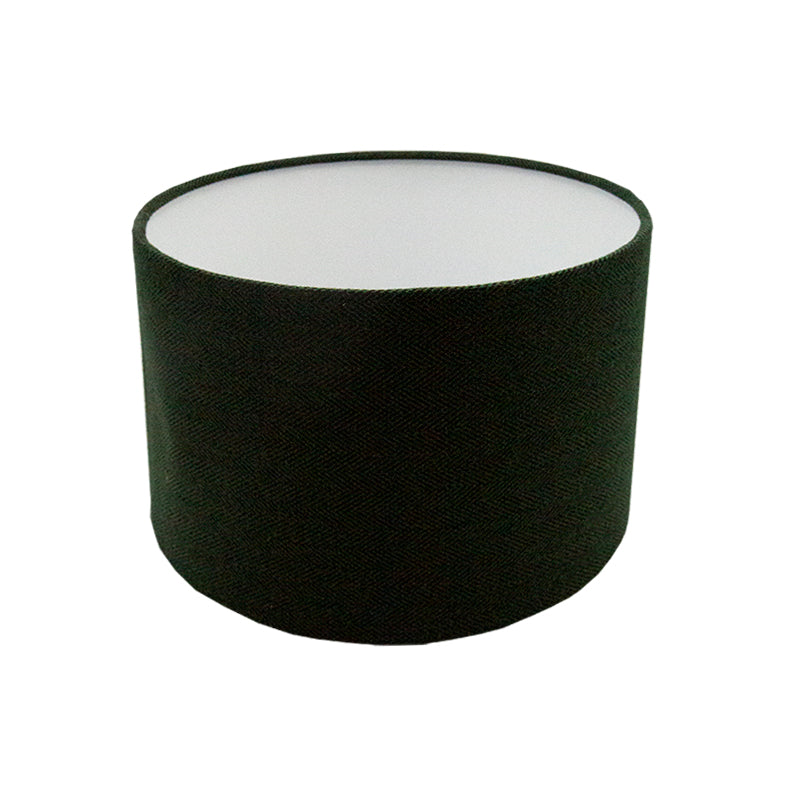 Toad Green Herringbone Drum Lampshade