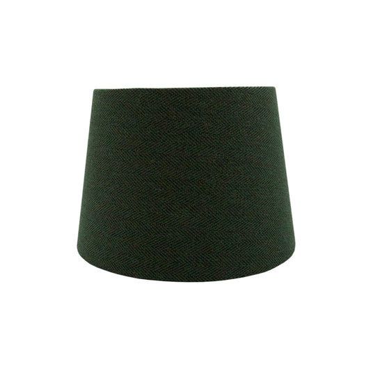 Toad Green Herringbone French Drum Lampshade