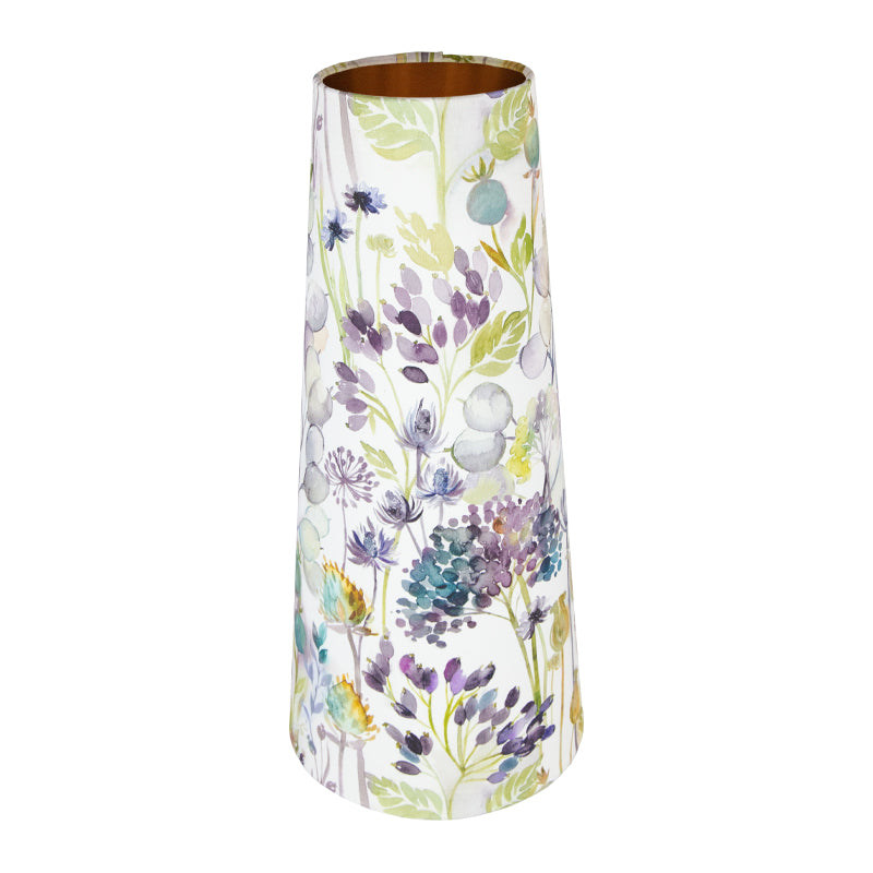 Voyage Hedgerow Blue Tall Tapered Lampshade