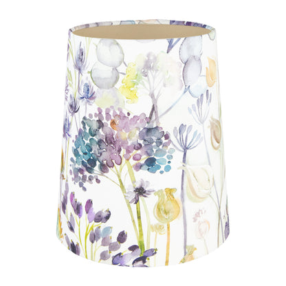 Voyage Hedgerow Blue Tall French Drum Lampshade