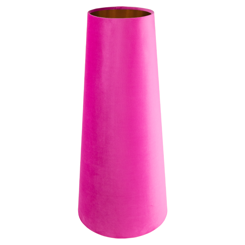 Hollyhock Velvet Tall Tapered Lampshade