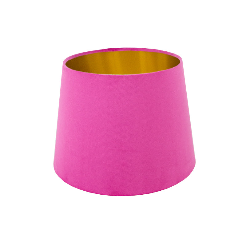Hollyhock Velvet French Drum Lampshade