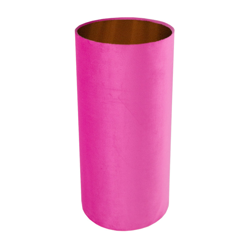 Hollyhock Velvet Tall Drum Lampshade