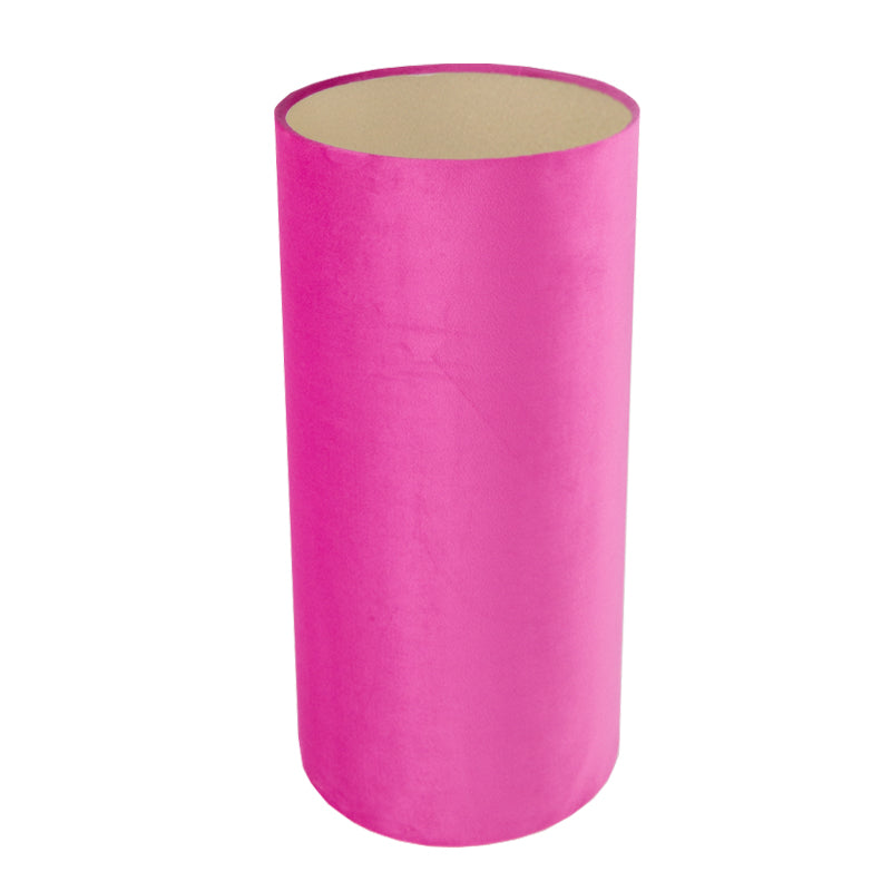 Hollyhock Velvet Tall Drum Lampshade