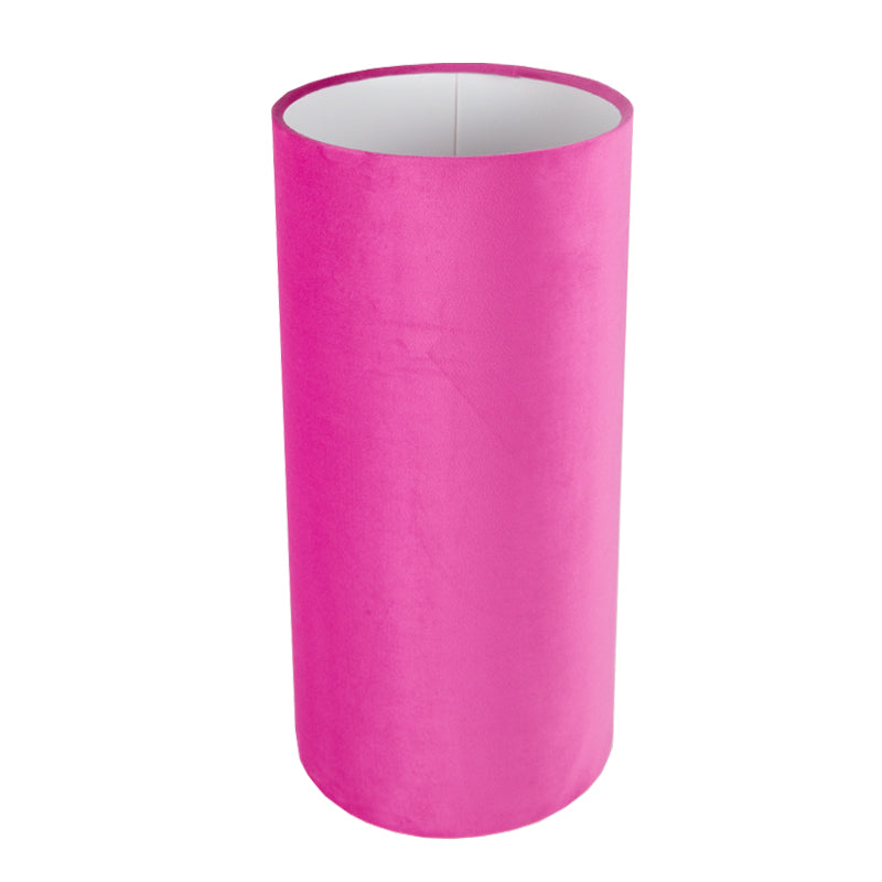 Hollyhock Velvet Tall Drum Lampshade