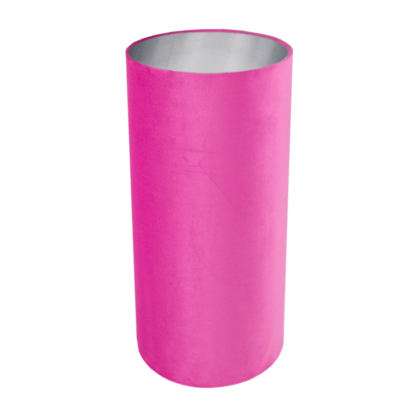 Hollyhock Velvet Tall Drum Lampshade