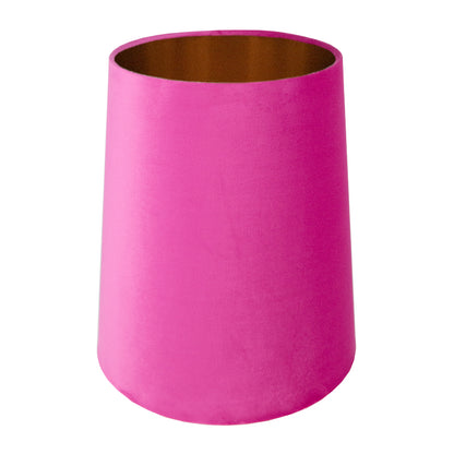 Hollyhock Velvet Tall French Drum Lampshade
