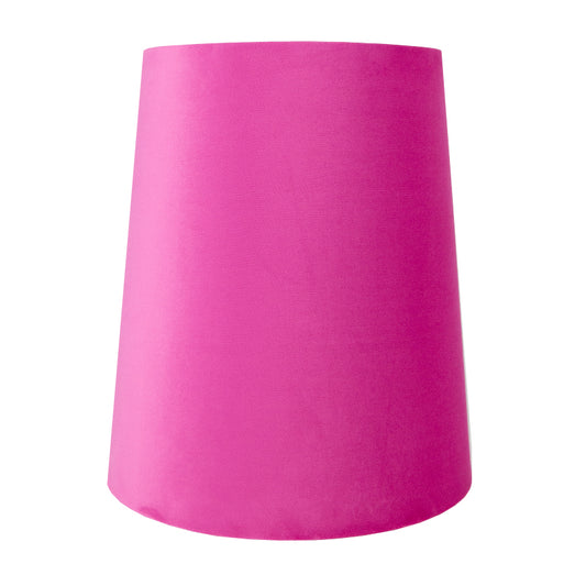 Hollyhock Velvet Tall French Drum Lampshade