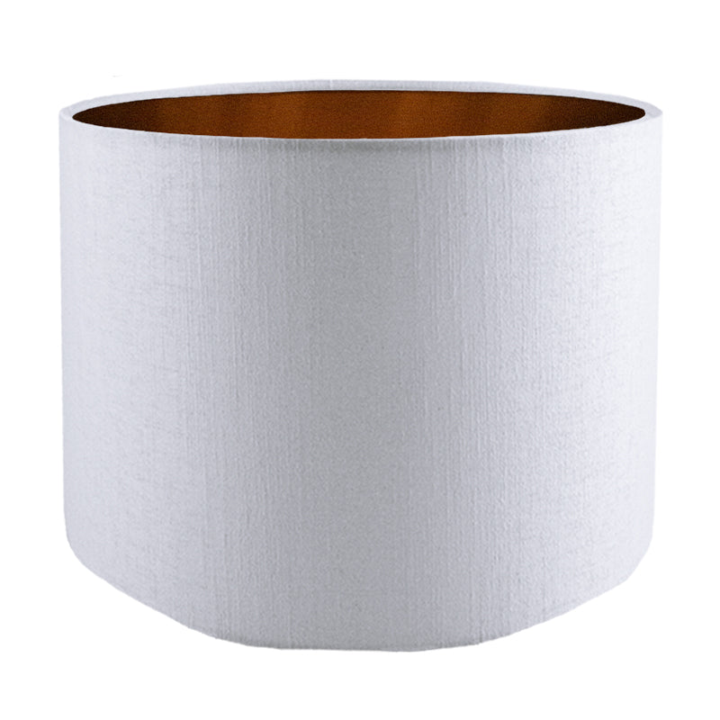 Ivory Satin Drum Lampshade