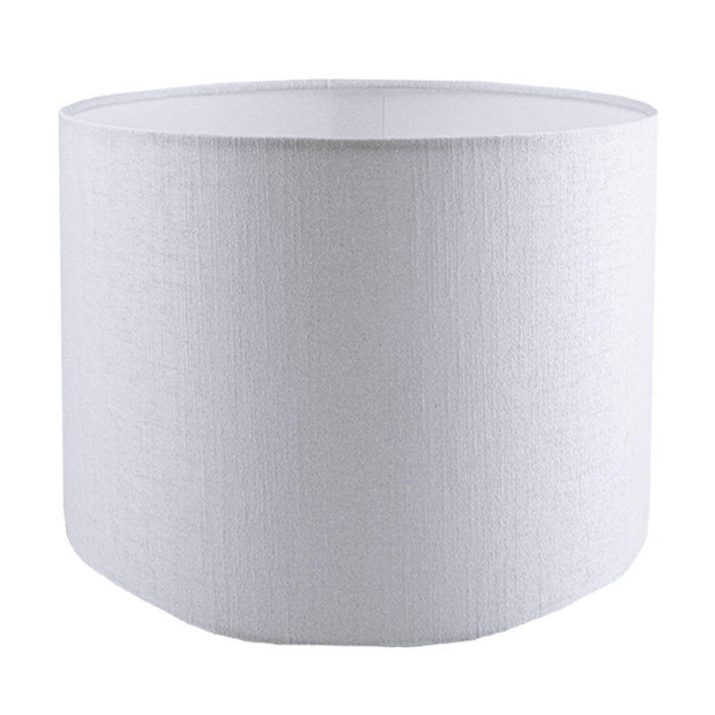 Ivory Satin Drum Lampshade