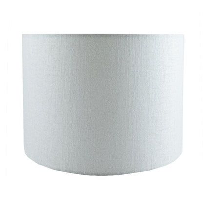 Ivory Satin Drum Lampshade