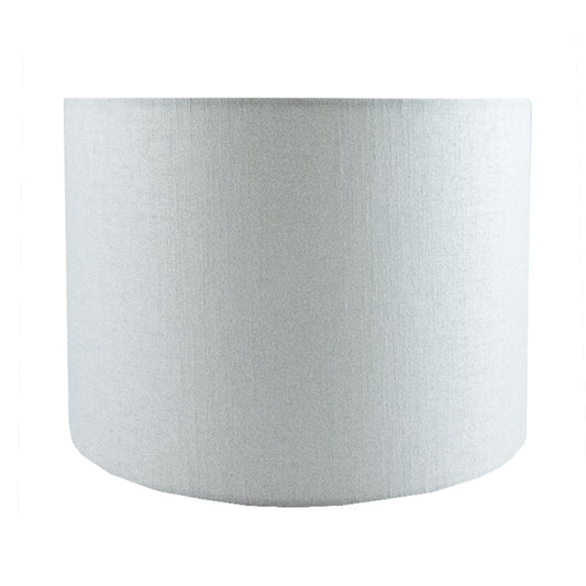 Ivory Satin Drum Lampshade