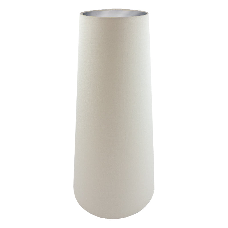 Ivory Satin Tall Tapered Lampshade