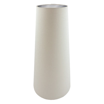 Ivory Satin Tall Tapered Lampshade