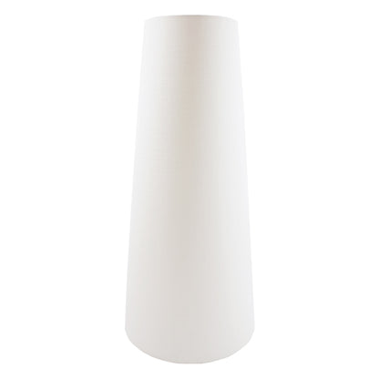 Ivory Satin Tall Tapered Lampshade
