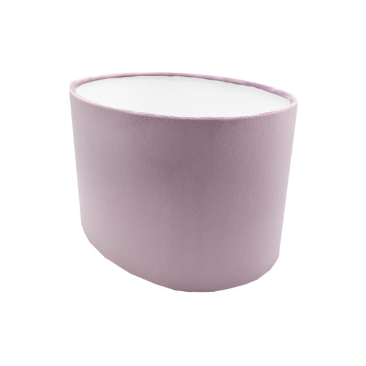 Lavender Velvet Oval Lampshade