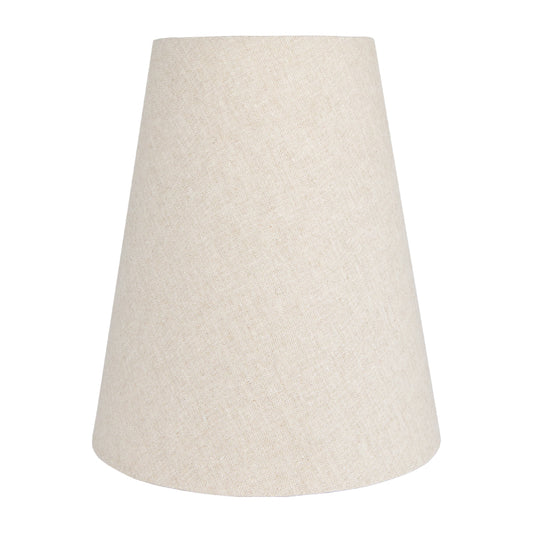 Light Beige Cotton Tall Empire Lampshade