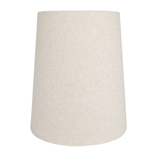 Light Beige Cotton Tall French Drum Lampshade