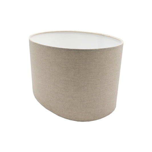 Light Beige Oval Lampshade
