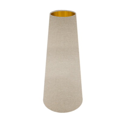 Light Beige Tall Tapered Lampshade