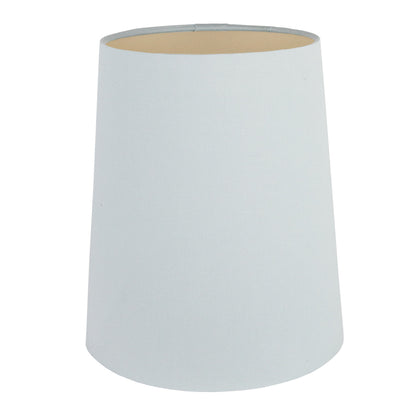 Light Grey Cotton Tall French Drum Lampshade