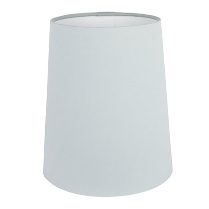 Light Grey Cotton Tall French Drum Lampshade