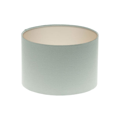 Light Grey Drum Lampshade Champagne Inner