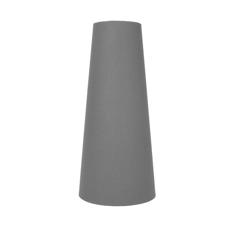 Light Grey Tall Tapered Lampshade