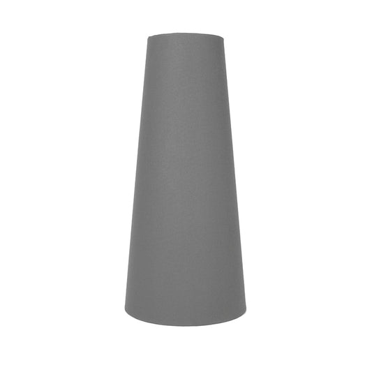 Light Grey Tall Tapered Lampshade