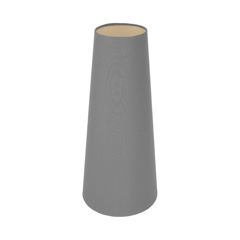 Light Grey Tall Tapered Lampshade