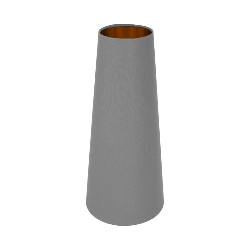 Light Grey Tall Tapered Lampshade