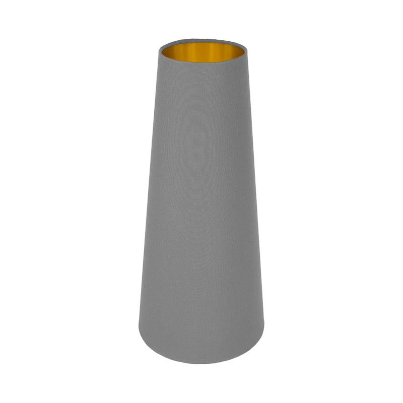 Light Grey Tall Tapered Lampshade