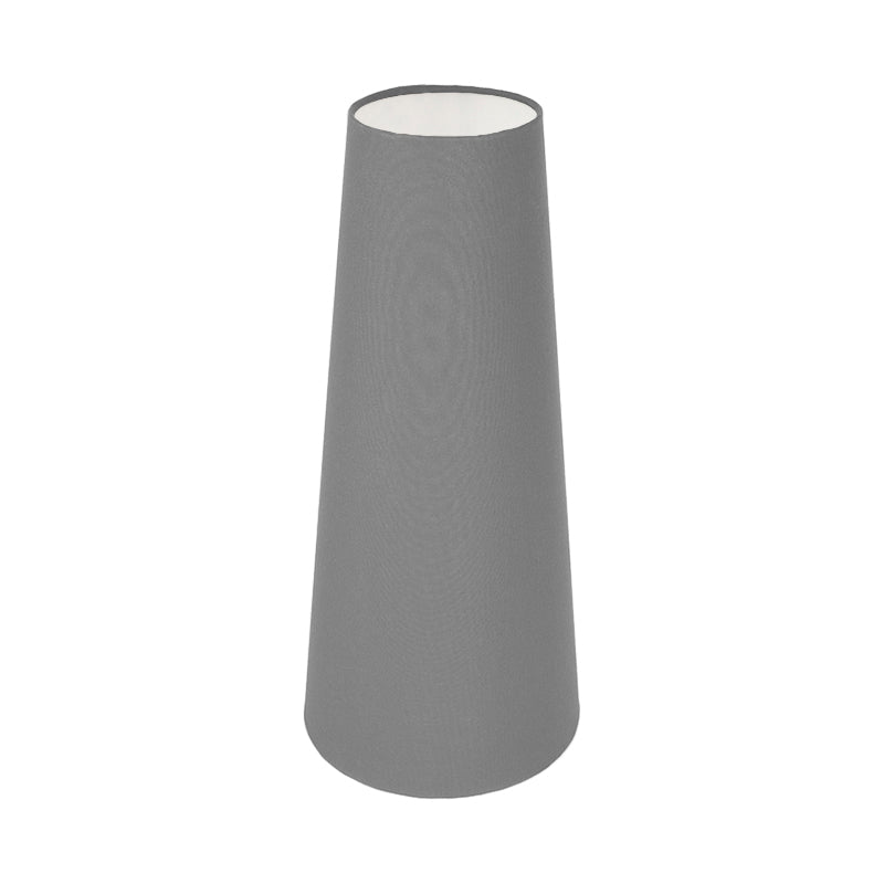 Light Grey Tall Tapered Lampshade