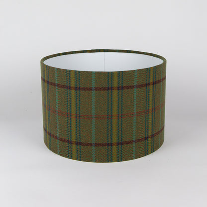 Margo Forest Tartan Drum Lampshade