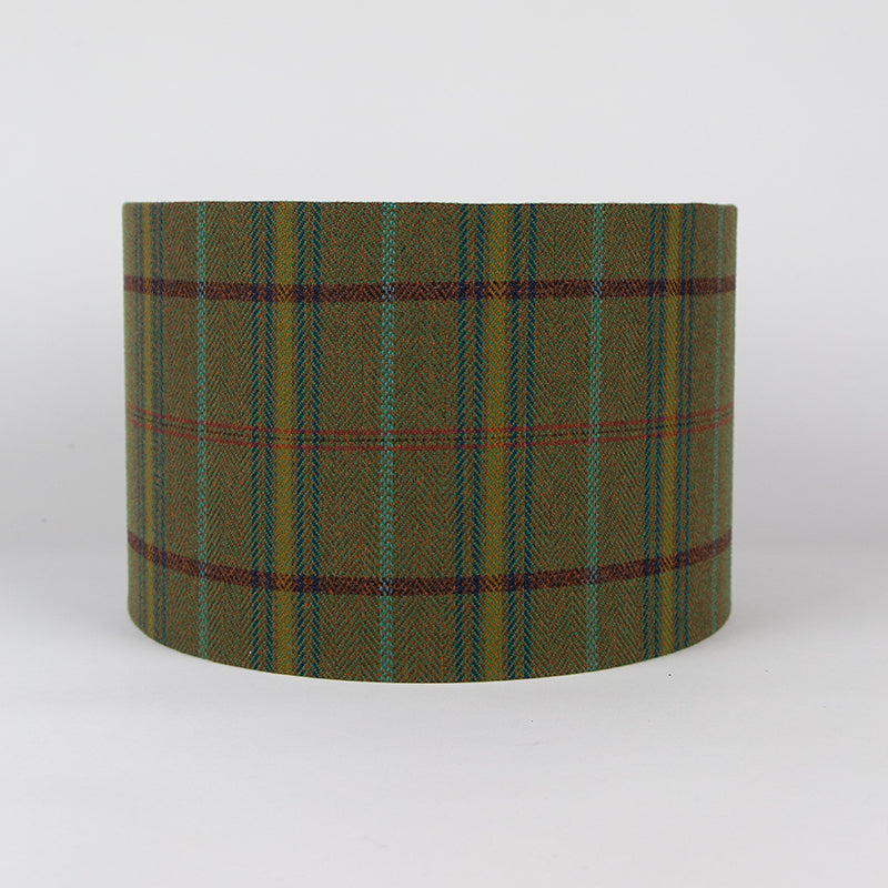 Margo Forest Tartan Drum Lampshade