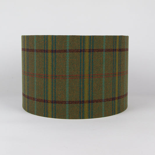 Margo Forest Tartan Drum Lampshade