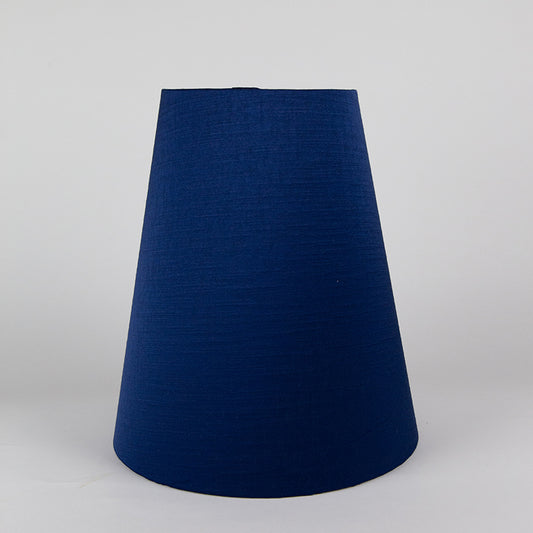 Midnight Blue Satin Tall Empire Lampshade
