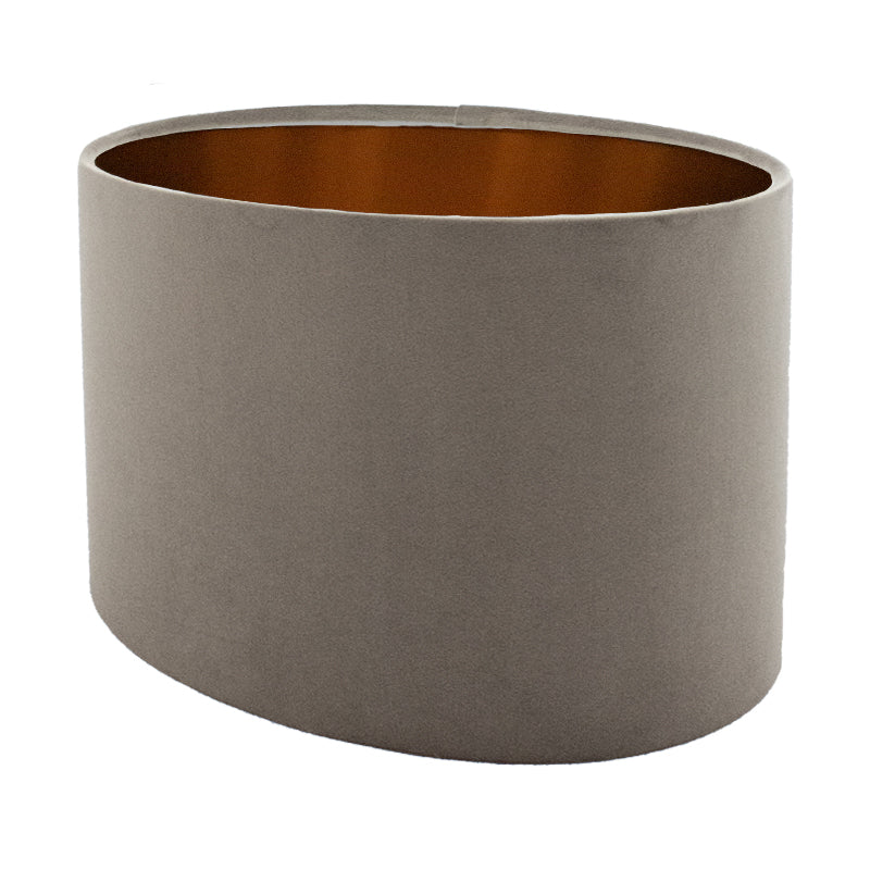 Mole Velvet Oval Lampshade