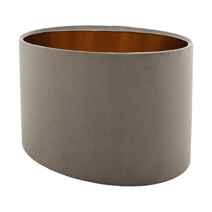Mole Velvet Oval Lampshade