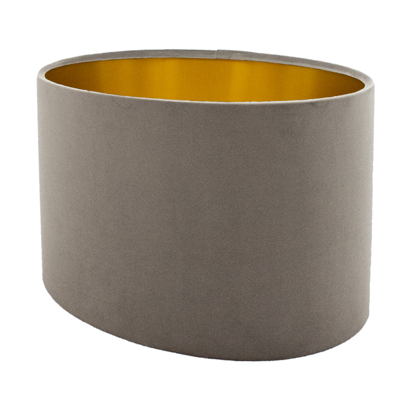 Mole Velvet Oval Lampshade
