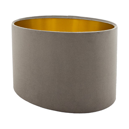 Mole Velvet Oval Lampshade