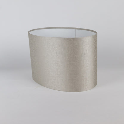 Mushroom Satin Oval Lampshade
