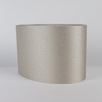 Mushroom Satin Oval Lampshade