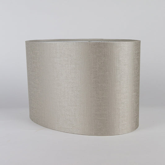 Mushroom Satin Oval Lampshade