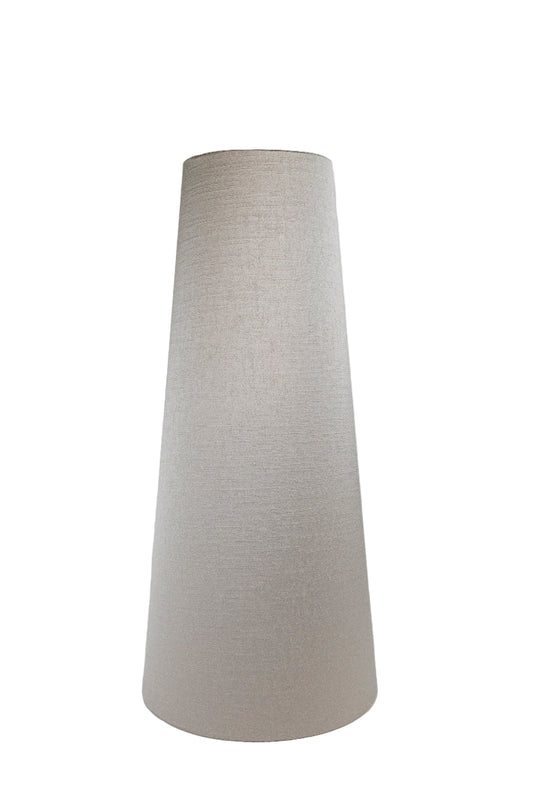 Mushroom Satin Tall Tapered Lampshade
