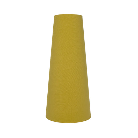Mustard Yellow Tall Tapered Lampshade